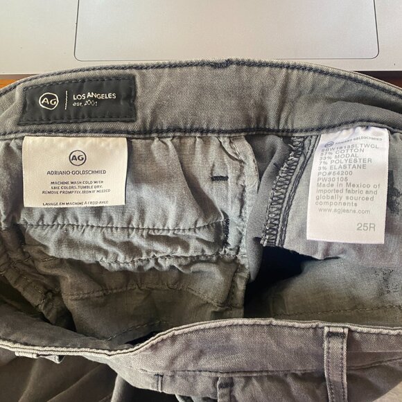 AG Caden Tailored Trouser Size 25R - Color: Sulfur Night Shadow - Picture 8 of 12